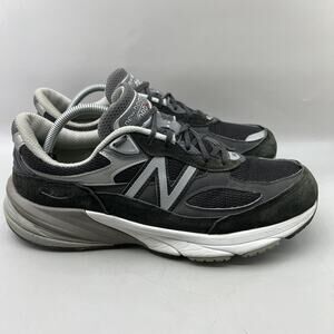 New Balance 990v6 Running Shoes Men Size 11 2E Wide Black Suede Comfort Sneakers